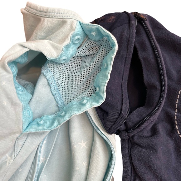 0-3m Zipper Swaddle Lot of 2 Nested Bean Happiest Baby Zip Sleep Sack Pod Nb - Picture 3 of 11